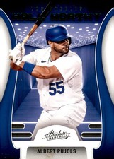 2022 Panini Absolute - Hall Worthy Albert Pujols #HW-3 Green
