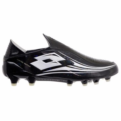 LOTTO Zhero Gravity OG 50 Year FG Mens Laceless Soccer Cleats, Black, Pick Size