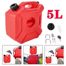 5L Gas Fuel Tank Gas Can Oil Storage Can For ATV UTV Gokart Motorcycle Car SUV