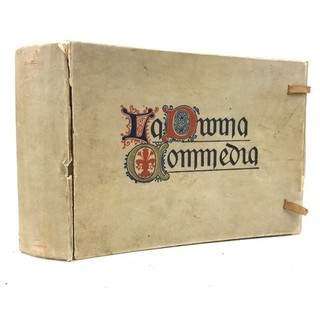 LA DIVINA COMMEDIA 1902 Dante ILLUSTRÉ Razzolini VÉLIN XXe