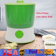 Automatic Bean Seed Sprouts Machine Bean Sprout Maker Double Layers 260x370MM