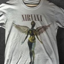Vintage Nirvana In Utero Brown Wing Variant - XL - 1990s Rare-Grunge Kurt Cobain