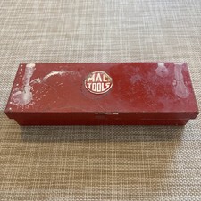 Mac Tools Small Metal Socket Tool Box 8 X 2-12 X 1-12
