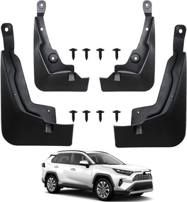 4 Pack Truck Mud Flaps for Toyota RAV4 and RAV-4 Hybrid 2019-2025 Splash Guards
