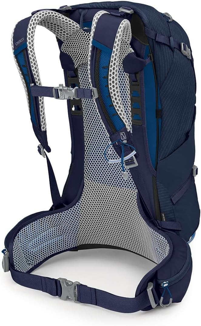 Osprey Stratos 24L Mens Hiking Backpack - Cetacean Blue | eBay