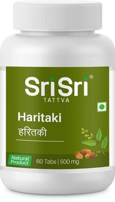 Sri Sri Tattva Haritaki, 500mg 60 tabs (Pack of 3)