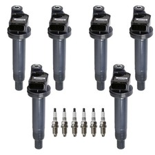 Denso 6 Ignition Coil 6 Nickel Spark Plugs Kit For Lexus ES300 3.0 V6