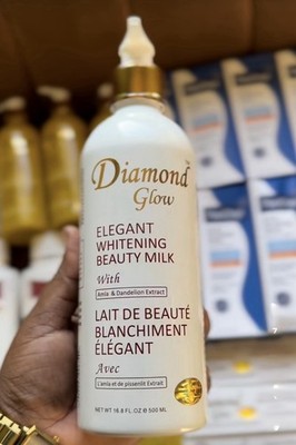 Diamond Glow Elegant Whitening Beauty Milk 500ml (fast Whitening)