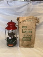 Coleman Lantern 200a Christmas With Box 11/1951