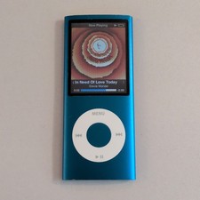 Apple iPod nano A1285 4th generation Blue 8gb tested working