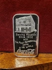 1 OZ COCA COLA HOUSTON SILVER BAR .999 SILVER