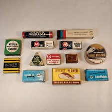 Small Garage Parts Random Items 1960's 1970's Lot 13 