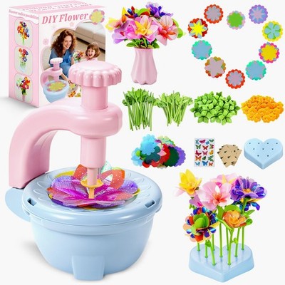 Flower Making Kit for Kids,Diy Flower Bouquet Kit,Fabric Flower Bouquets Toys...