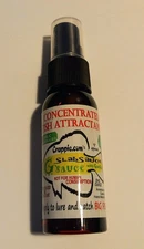 One Garlic Slabsauce Slab Crappie Fish Attractant 1 oz. Spray On Bottle.