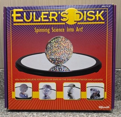 Euler's Disk Spinning Science Into Art 791709 2017 Toysmith Complete