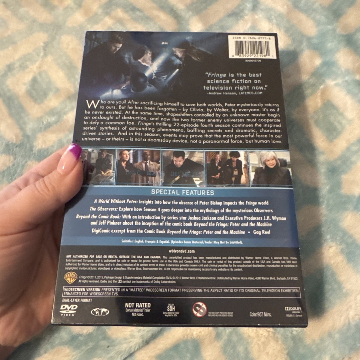 Fringe: The Complete Fourth Season (DVD, 2012, 6-Disc Set