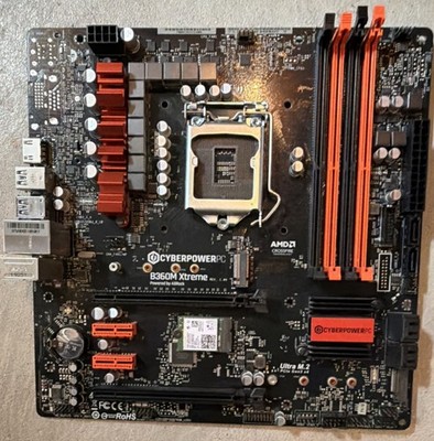 CyberPowerPC B360M Xtreme MicroATX Motherboard LGA1151 DDR4 Gaming