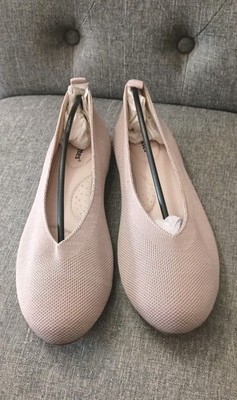 Veittes New Women's Flat Shoes Sz 10 Stretch Casual Suede Ballet Flats Taupe*NEW