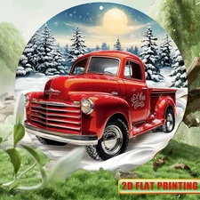 7.87 Inch HD Aluminum Circular Painting for Indoor Outdoor Decor