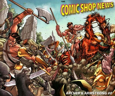 Comic Shop News #1345 FN; CSN | Archer Armstrong - w/Bag+Board