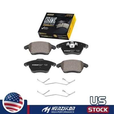 Ceramic Front Brakes P-1107A for VW Jetta 2011-2014 w/ 288mm Rotor No Sensor