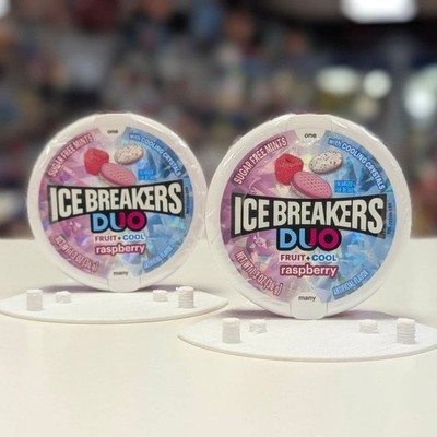 Eisbrecher DUO Raspberry Mints 36g x 2 Dosen USA Import
