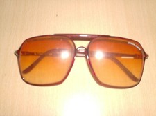 vintage sunglasses 1970 crylon design france - plastic sunglasses , nos new