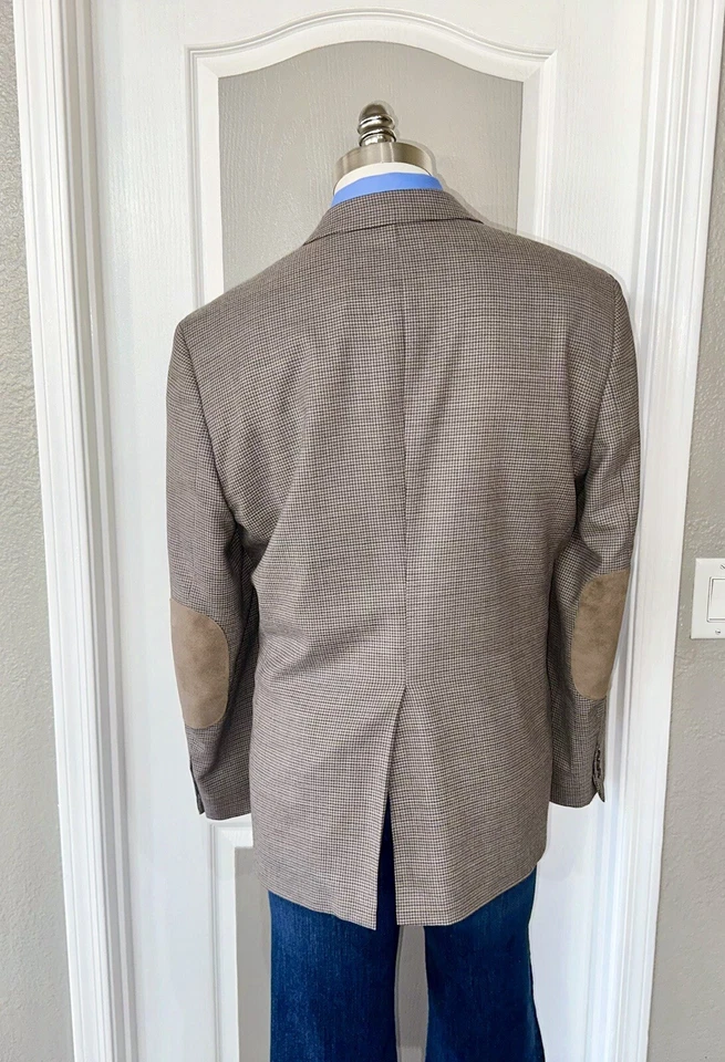 Abrigo deportivo Stafford Essentials para hombre talla 46R blazer de 2 botones ventilación única Foto 4 de 4