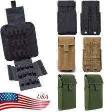 Tactical Molle Magazine Pouch 25 Rounds 12 Gauge Shotgun Shell Holder Ammo Pouch