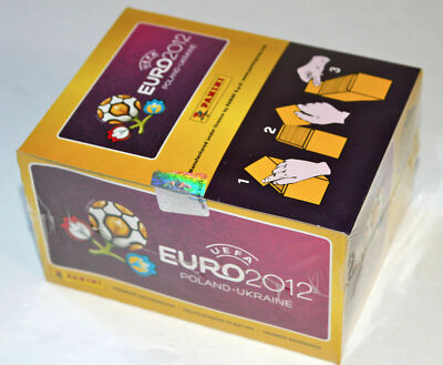 Panini EURO 2012 - sealed BOX including 100 packs of stickers   Cristiano More 