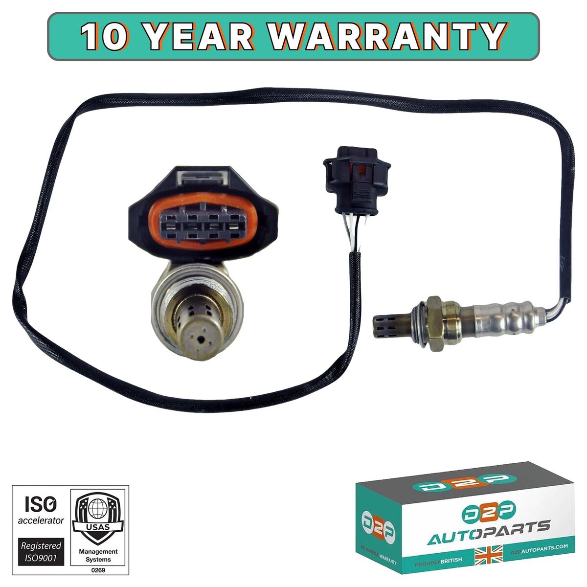 Pre-Cat o2 Oxygen Sensor for Saab 9-3 2007 - 2012 1.9 Front Pre-Cat o2 Oxygen Sensor for Saab 9-3 2007 - 2012 1.9 Front