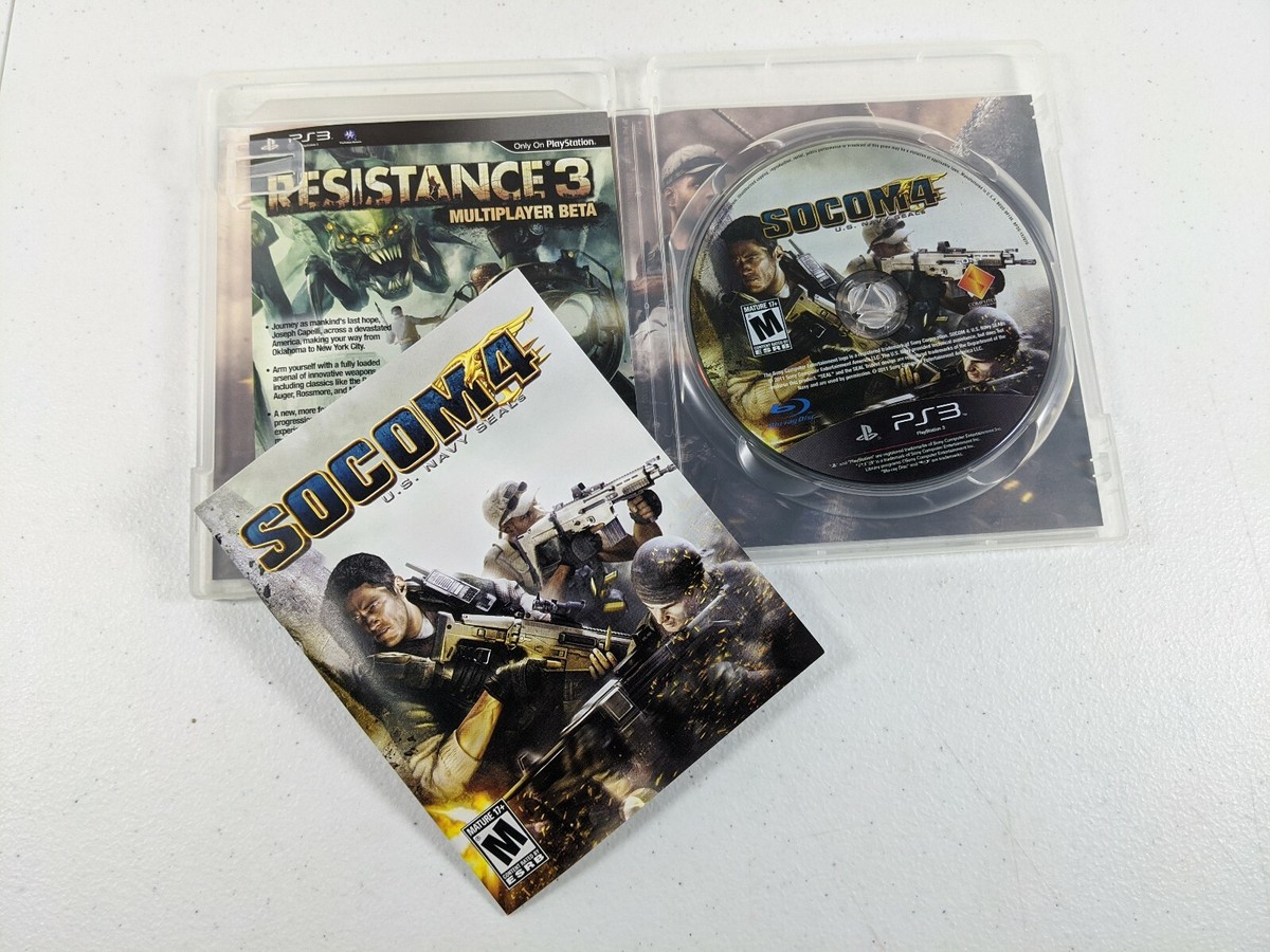 Lot De 4 Jeux PS3 : Call Of Duty Modern Warfare 2 & 4 + SOCOM US Navy SEALS – Comme Neufs