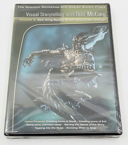 Visual Storytelling With Iain McCaig Vol. 3 Sea King/Space Witch Character *NEW