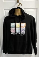 My Hero Academia Hoodie Mens Medium Himiko Toga Pullover Hooded Sweatshirt