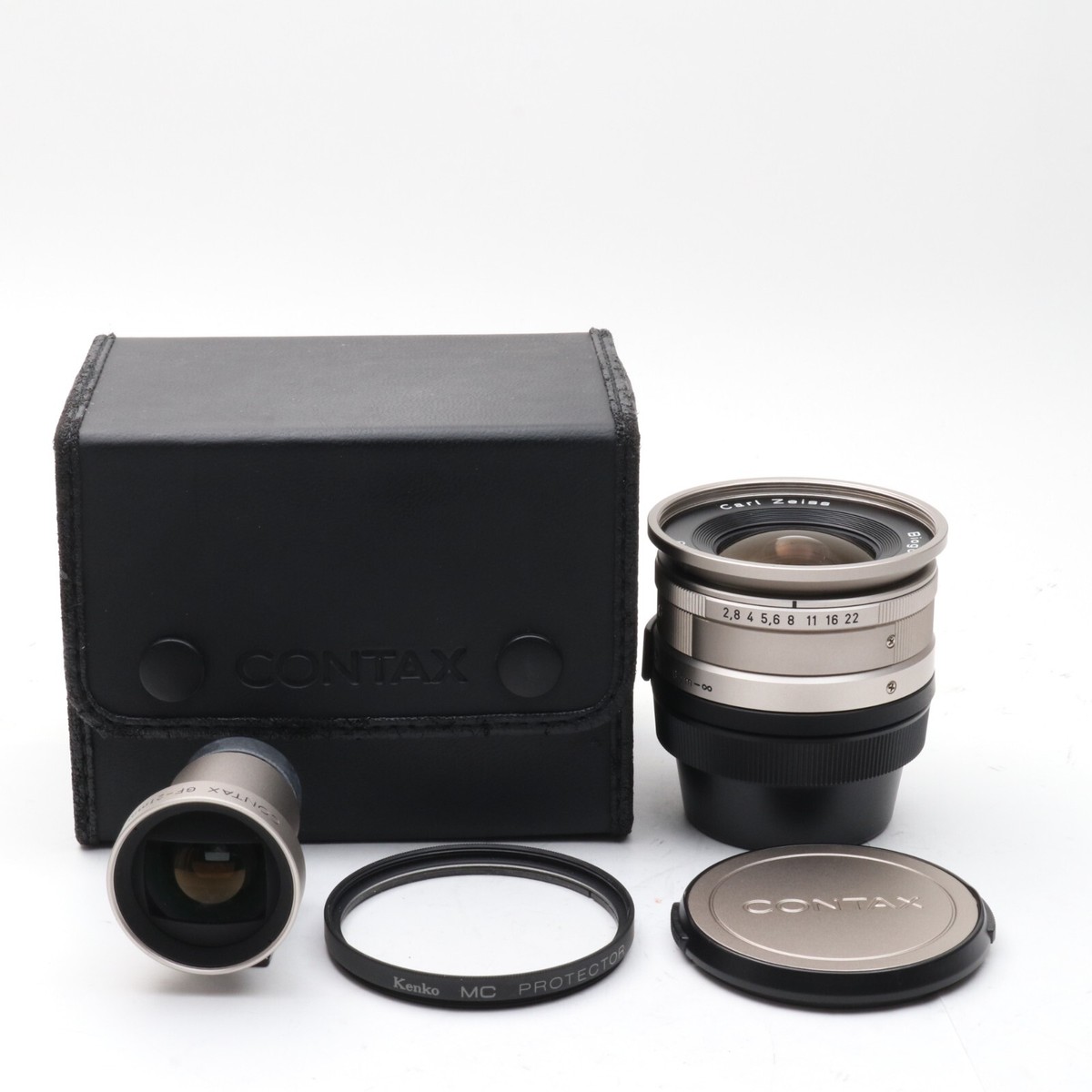 Top Mint W/Case,Hood】CONTAX Carl Zeiss Biogon T 21mm f2.8/GF-21mm