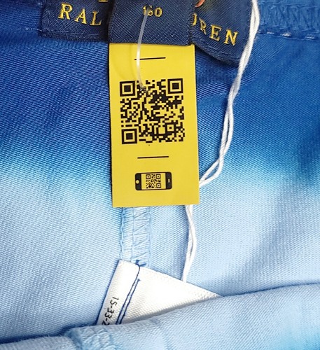 Polo RALPH LAUREN Youth UNISEX XL 16 Jersey BLUE Mint OMBRE SHORTS Dip Tie Dyed - Picture 15 of 24