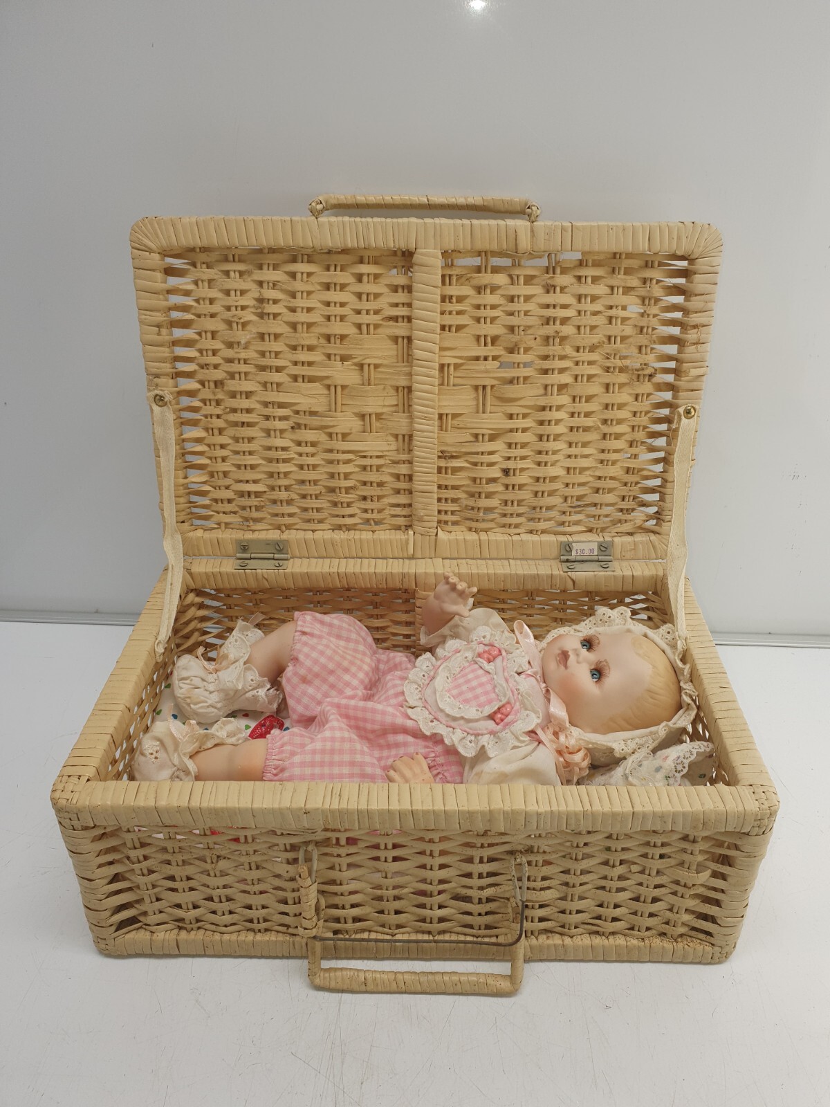 Paradise Galleries Beverly Stoehr Baby Doll in Basket eBay