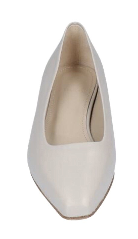 Theory Ballet Flats In Grey/Beige Very Soft Classic Leather Size 40