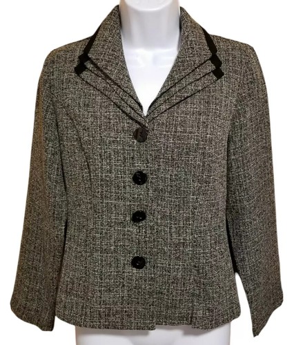 Chaqueta gris-4P) Para Mujeres elegante🥰 Gray Jacket 4P For Elegant Women  🥰⭐❤ | eBay