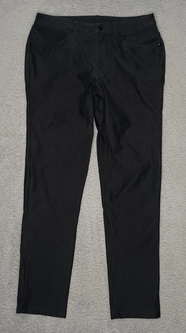 Lululemon ABC Chino Pants Mens 31 Stretch Athletic Black Slim Fit Bottoms