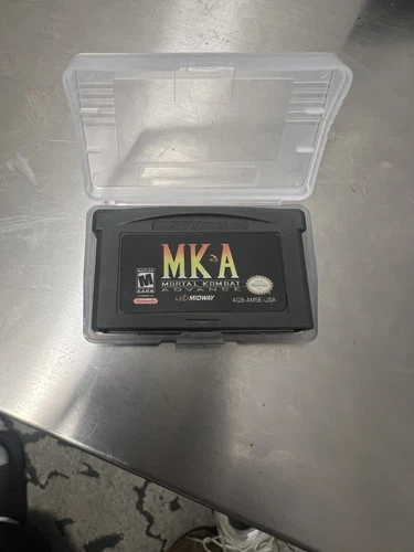 Mortal Kombat Advance MKA GBA Gameboy Advance Nintendo Game Boy Cartridge