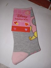 DISNEY WINNIE THE POOH ANKLE SOCKS SIZE 9-11