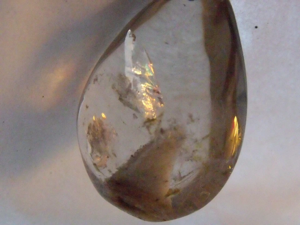 125 g Natural Silver Rutilated Quartz Titanium Crystal Men And women Pendant - Image 4 of 4
