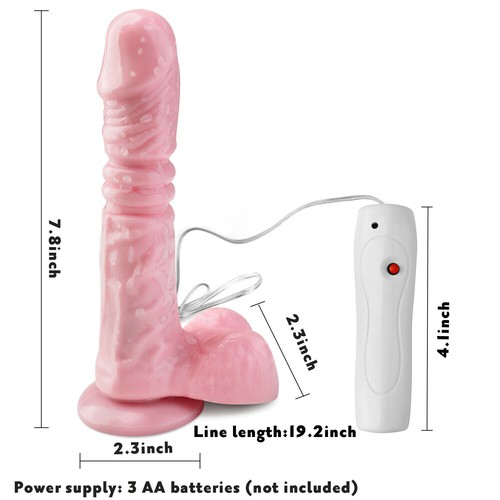 Automatic-Telescopic-Thrusting-Penis-Dildo-Sex-Machine-Vibrator-Sex-Toy-Women - Picture 12 of 13