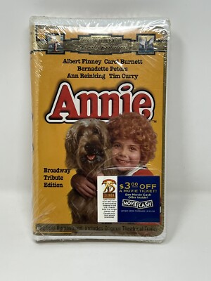 ANNIE 1997 VHS Movie New-Sealed Clamshell-Extremely Rare Edition