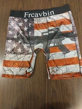 Frcavbin Men Underwear Boxer Trunks SMALL Light weight