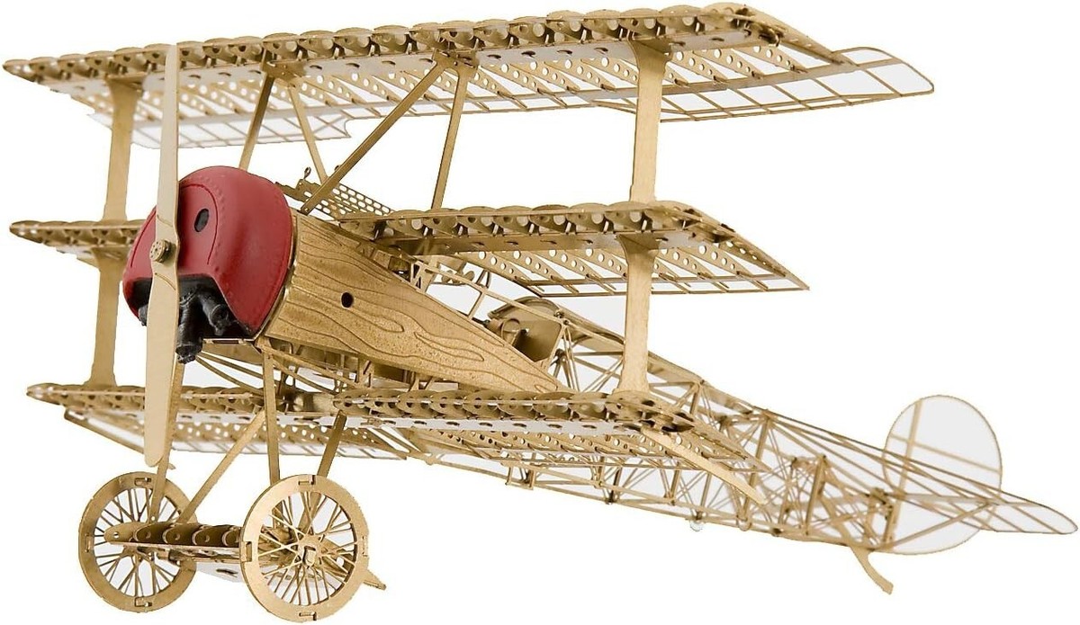 148 Fokker Dr1 Brass Micro Museum Model Kit Airplane Japan