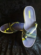 Sperry Top-Sider Toe Thong Sandals Size 9M Navy Lime Flip Flops