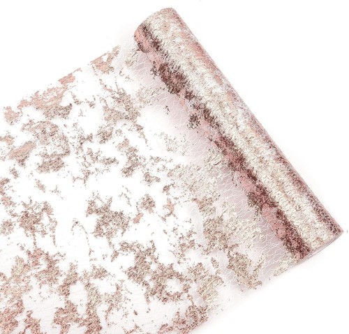 Sequin Foil Metallic Thin Mesh Table Runner Wedding Party Banquet Dining Decor - Picture 45 of 54