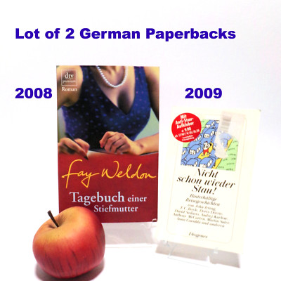 German Language Paperbacks Lot/2 Weldon Tagebuch einer Stieffmutter Home School